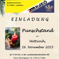 Punschstand 2025 - LPD NÖ - Betriebsausschuss Landhaus