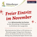 Eintrittsaktion beim Kittenberger Adventzauber im November 2025