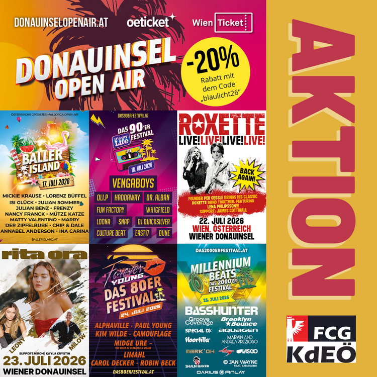 Mitarbeiterrabatt für das 4. Donauinsel Open Air 2026