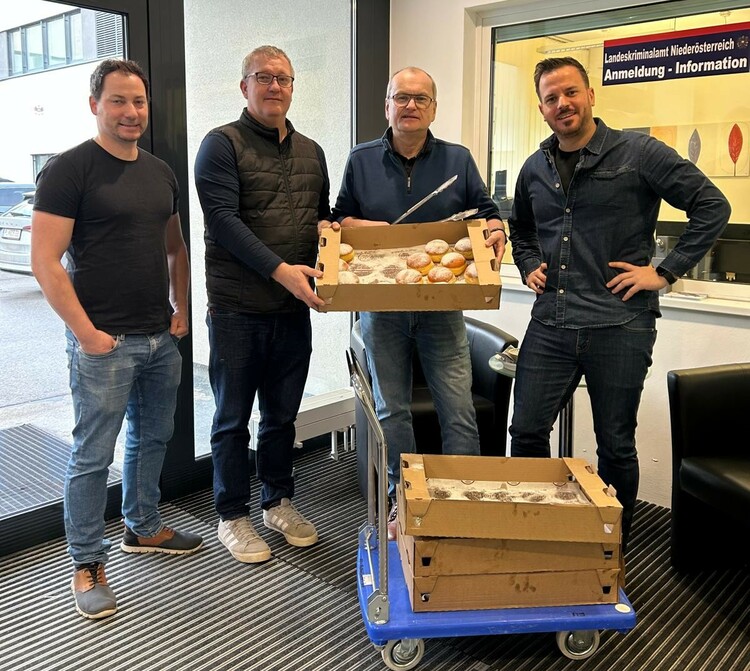 LKA NÖ - Faschingskrapfen auch am Standort Mödling