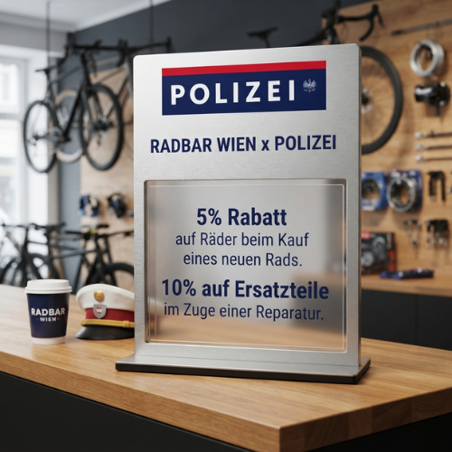 Vergünstigungen bei der Fa. Radbar in Wien