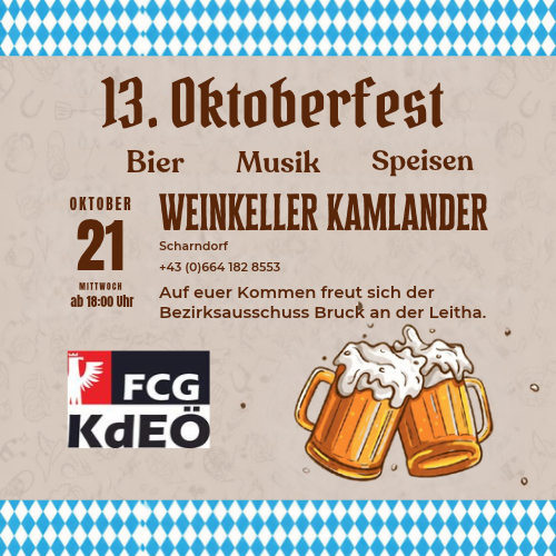 Oktoberfest der KdEÖ Bruck an der Leitha